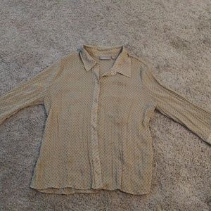 Croft & Barrow Semi-Sheer blouse